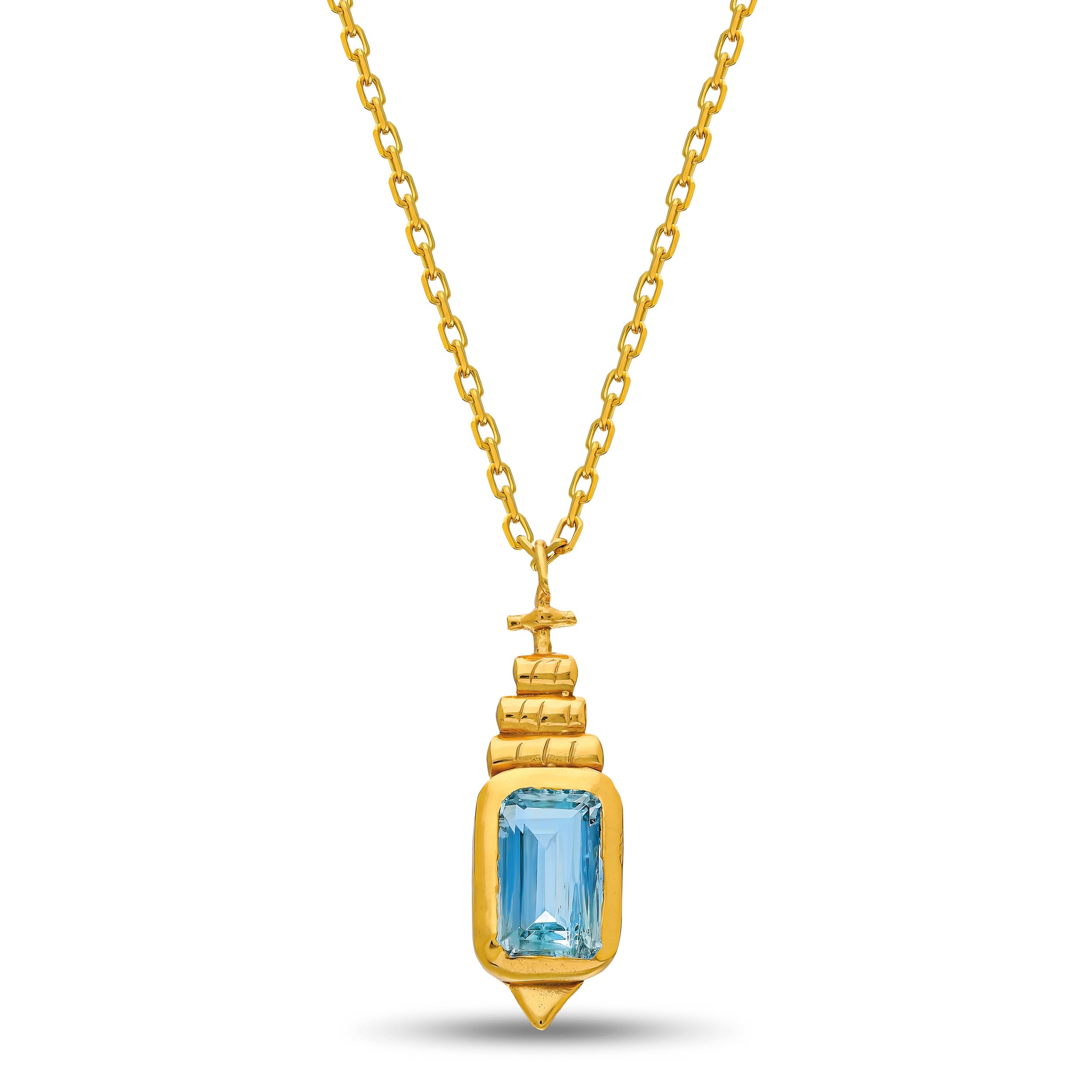 THE AQUA TEMPLE NECKLACE