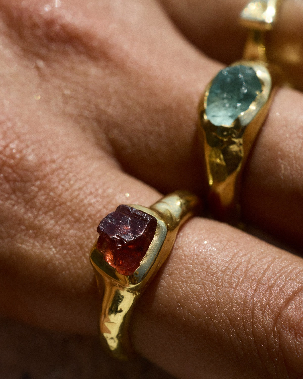 THE ROUGH EMERALD RING