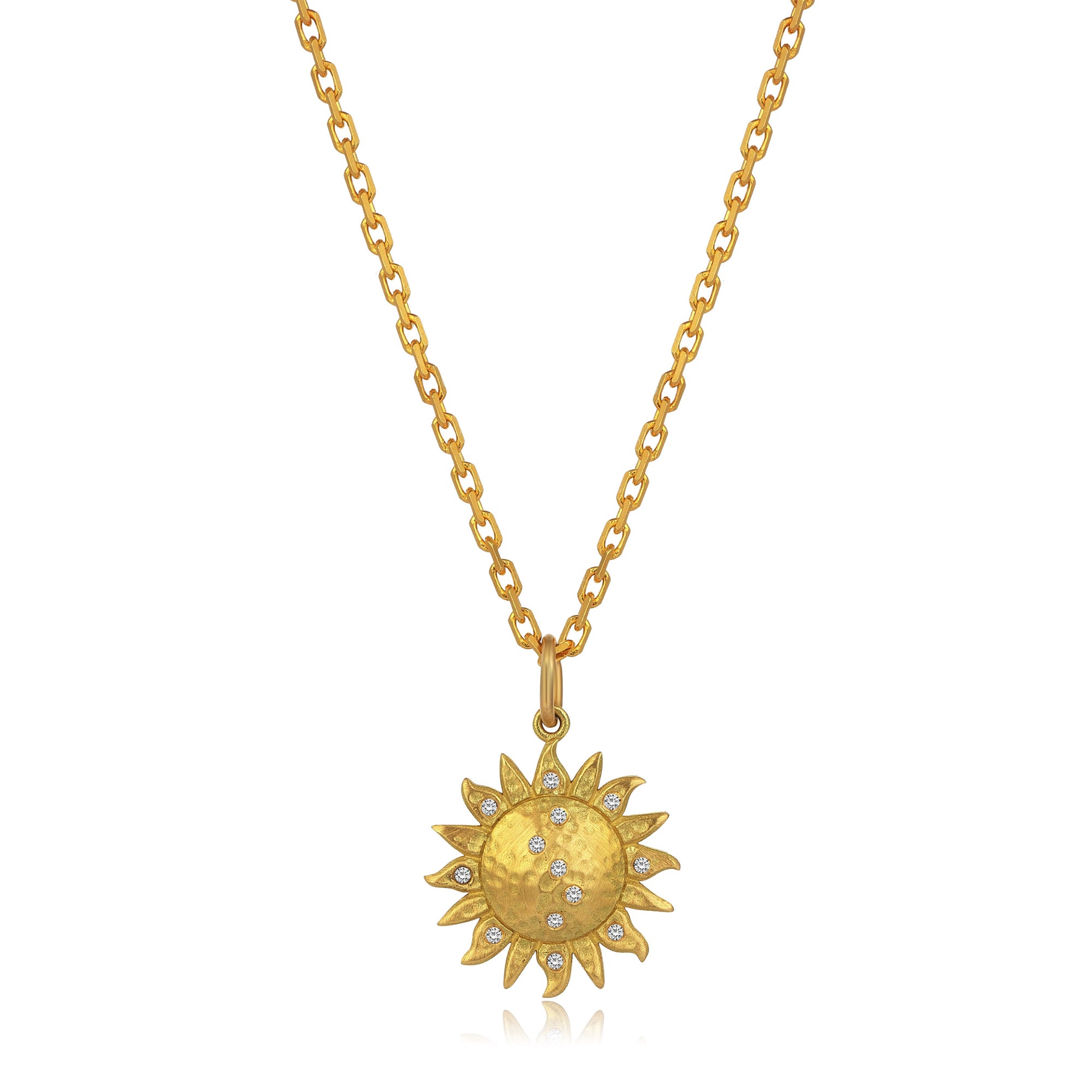 THE SUNFLOWER NECKLACE