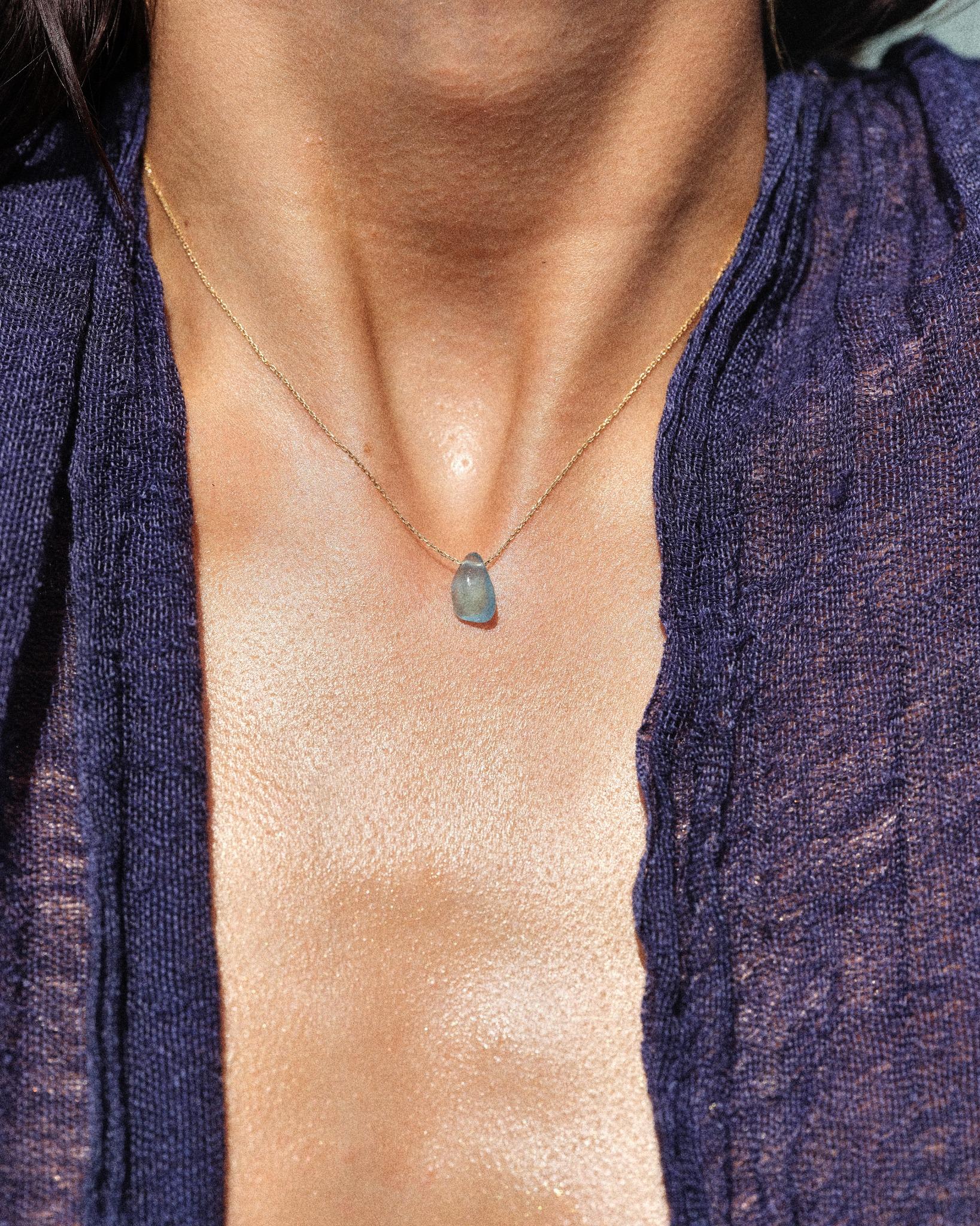 THE AQUAMARINE TEARDROP