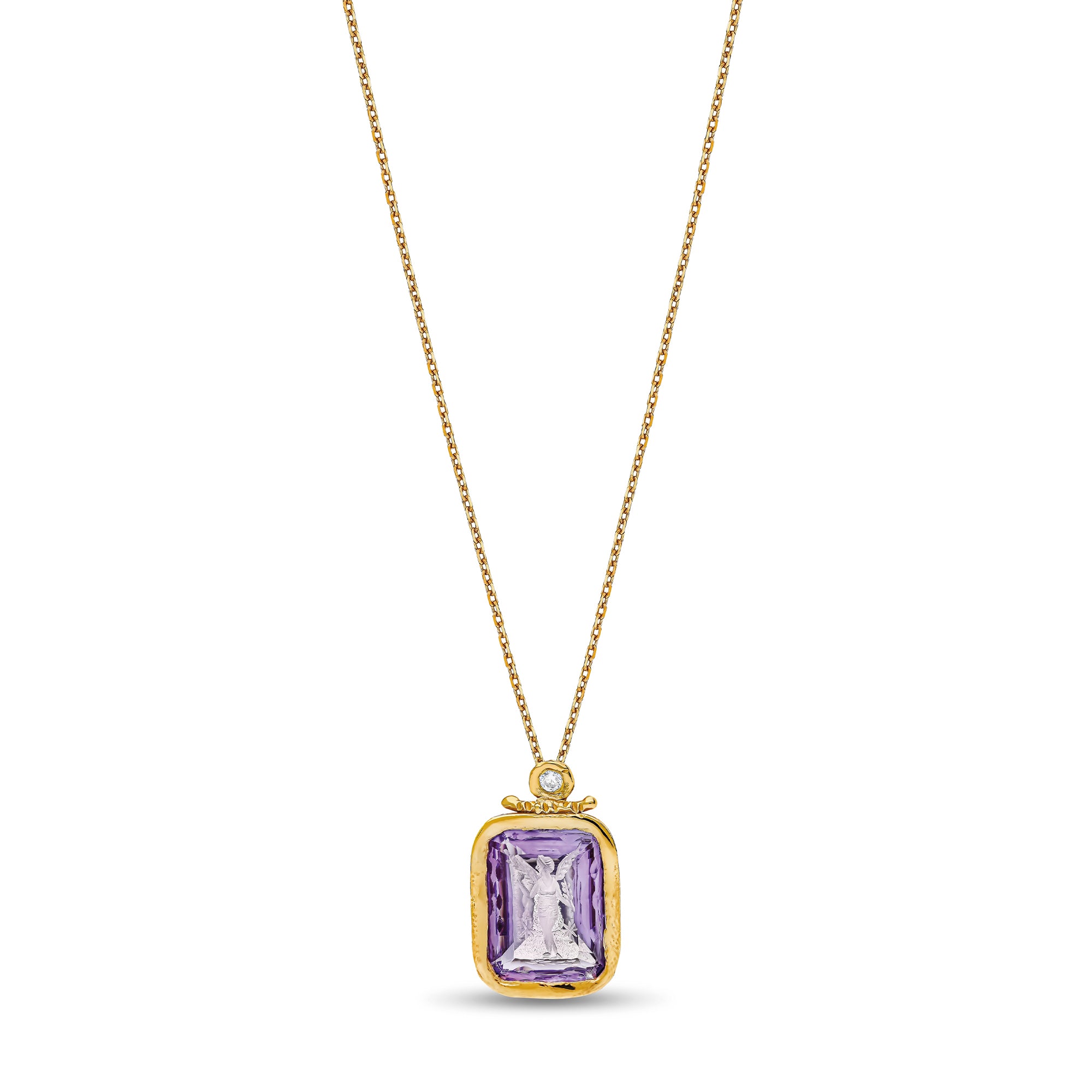THE VIOLET ANGEL NECKLACE