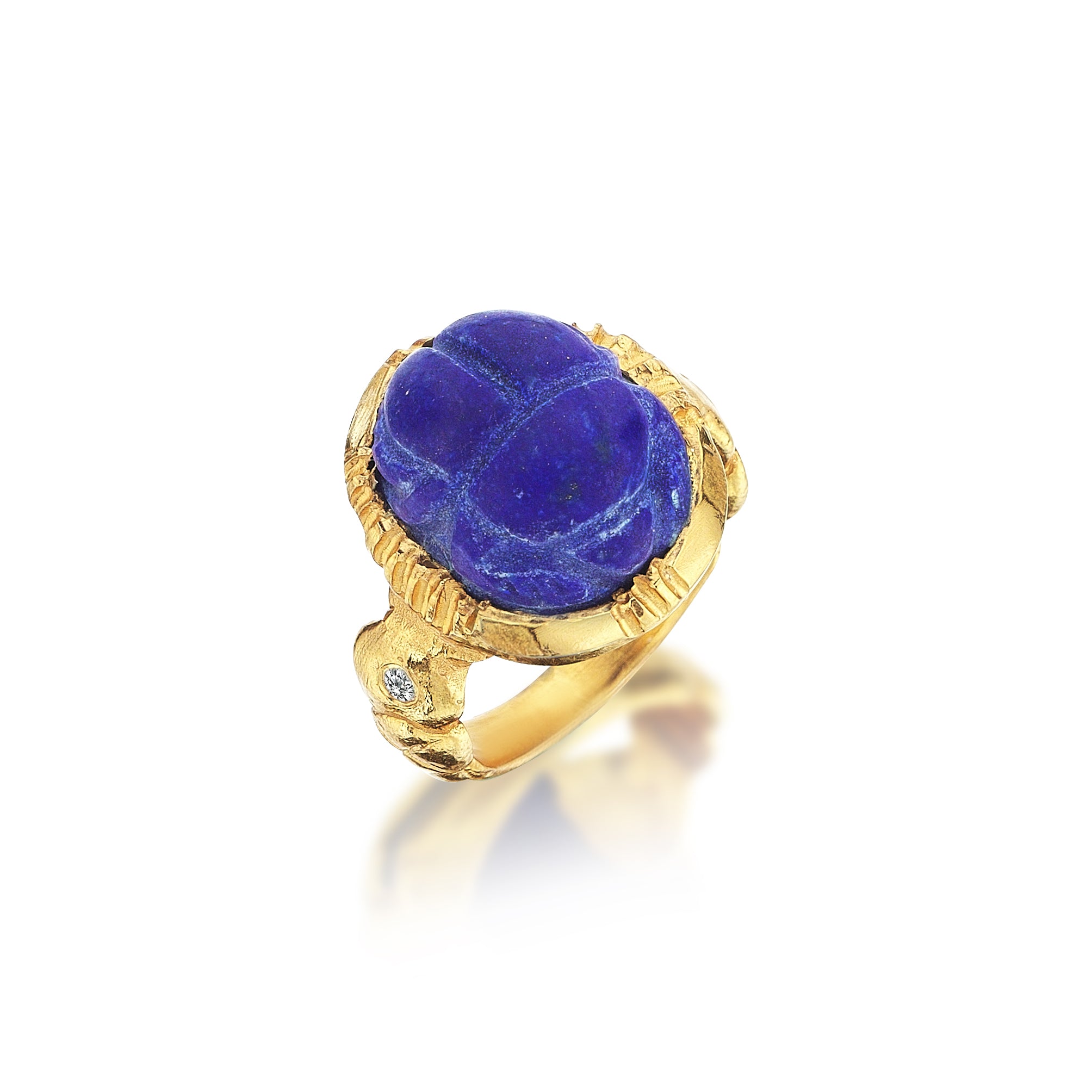 THE LAPIS SCARABEUS RING
