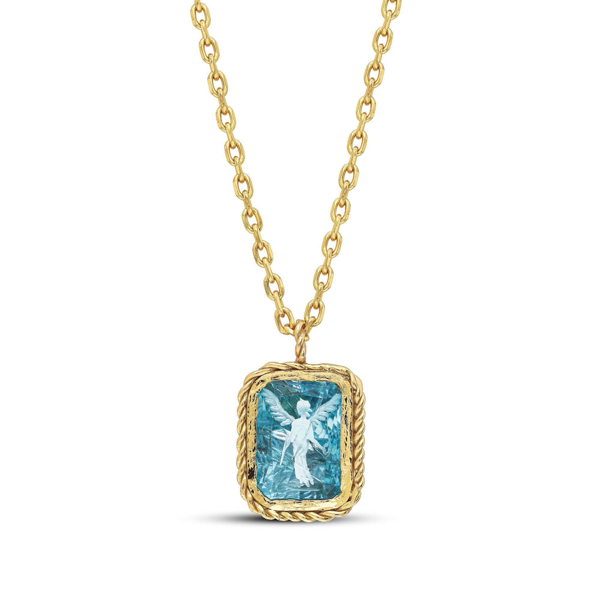 THE BLUE ANGEL NECKLACE