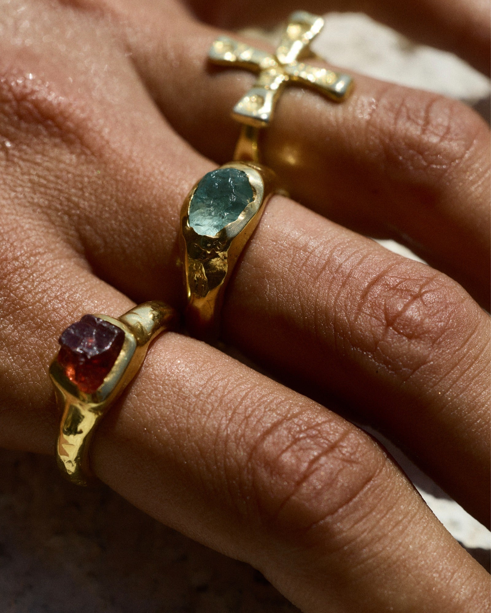 THE ROUGH EMERALD RING