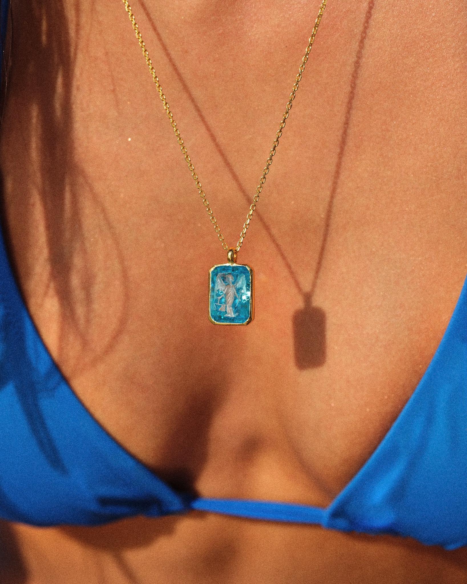 THE BLUE ANGEL NECKLACE