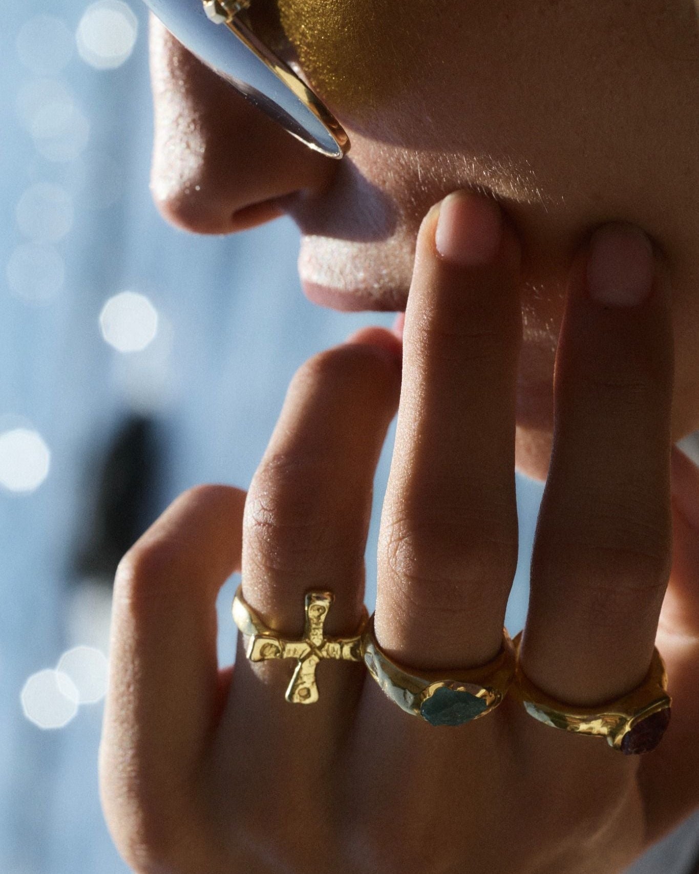 THE ROUGH EMERALD RING