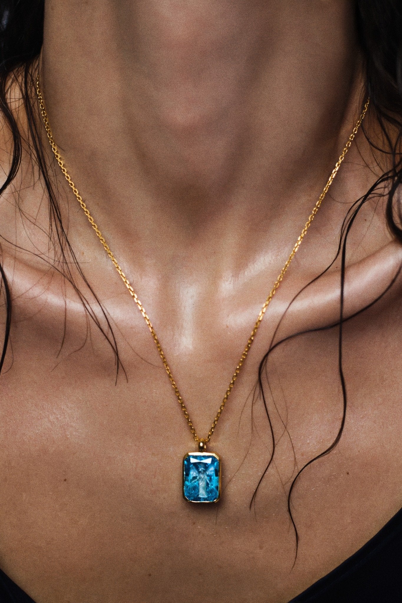 THE BLUE ANGEL NECKLACE